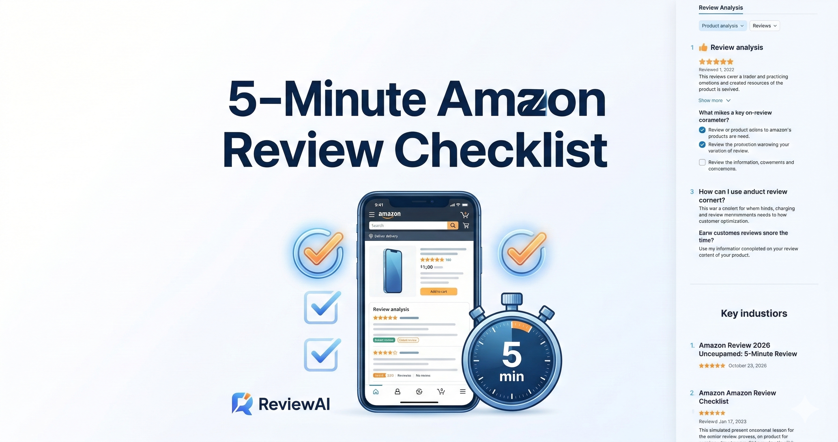 Amazon Review Checklist 2026: 5-Minute Guide That Actually Works
